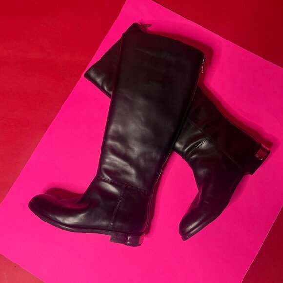 Y2K Marc Jacobs Riding Boots – Pre-Loved Leather Knee-High Boots – Early 2000s - Picture 2 of 11